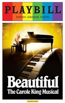 Beautiful The Carole King Musical - June 2015 Playbill with Rainbow Pride Logo 